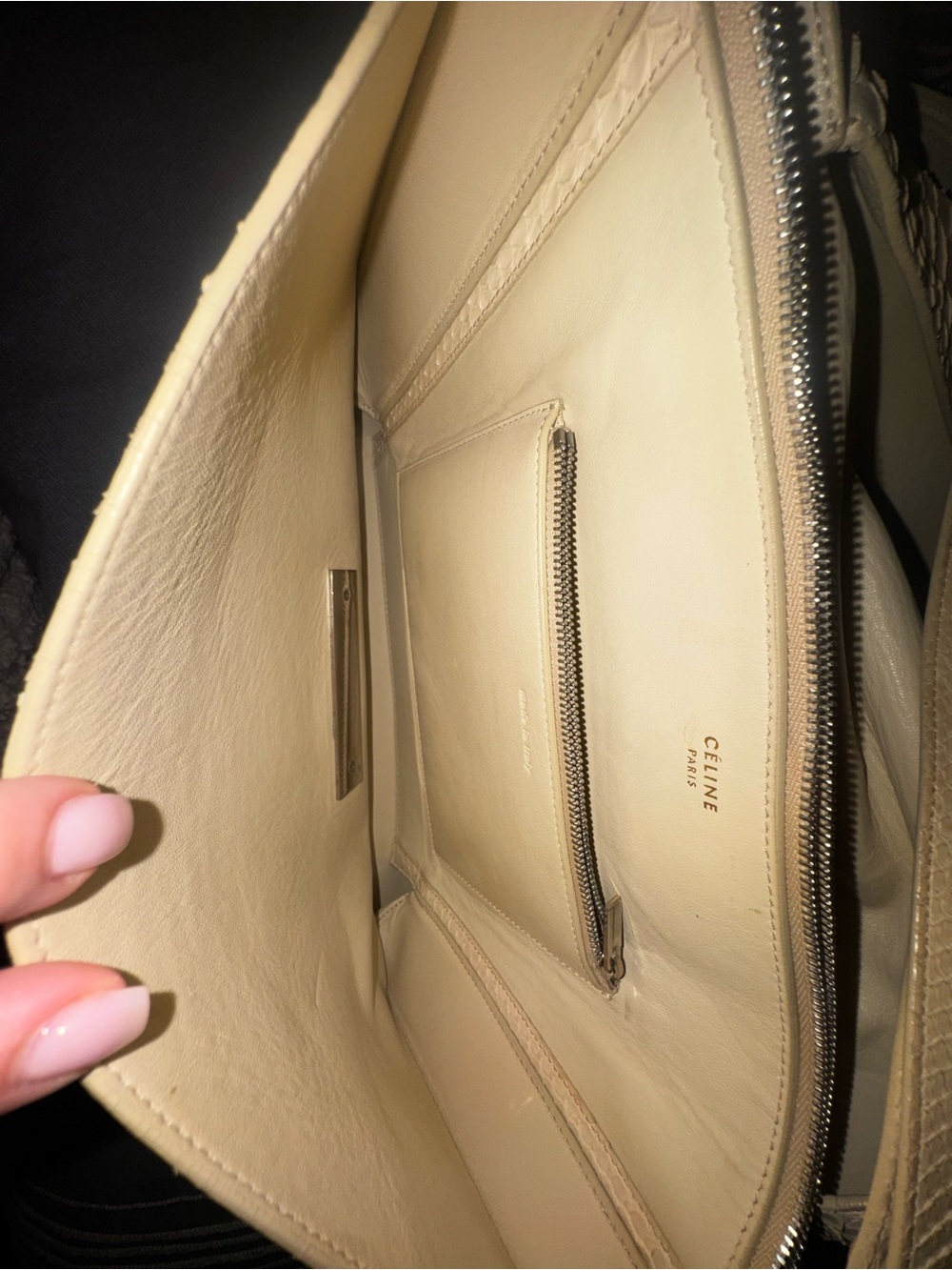 Celine Blade Shoulder Bag Python - Picture 5 of 7